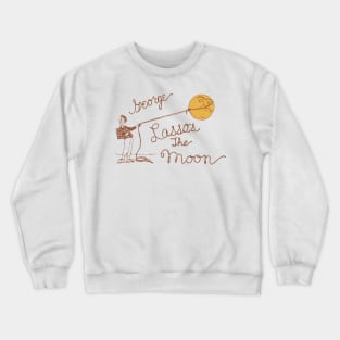 George Lassos the Moon Crewneck Sweatshirt